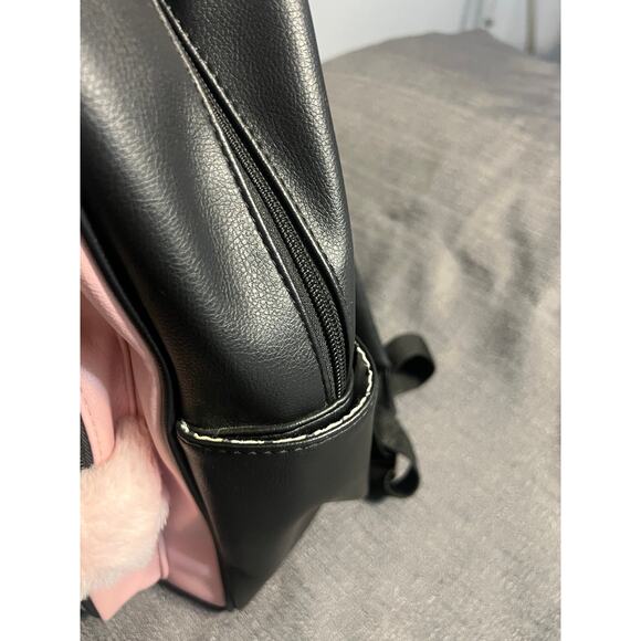 Betsy Johnson pink sloth backpack with furry movable arms - Picture 11 of 16